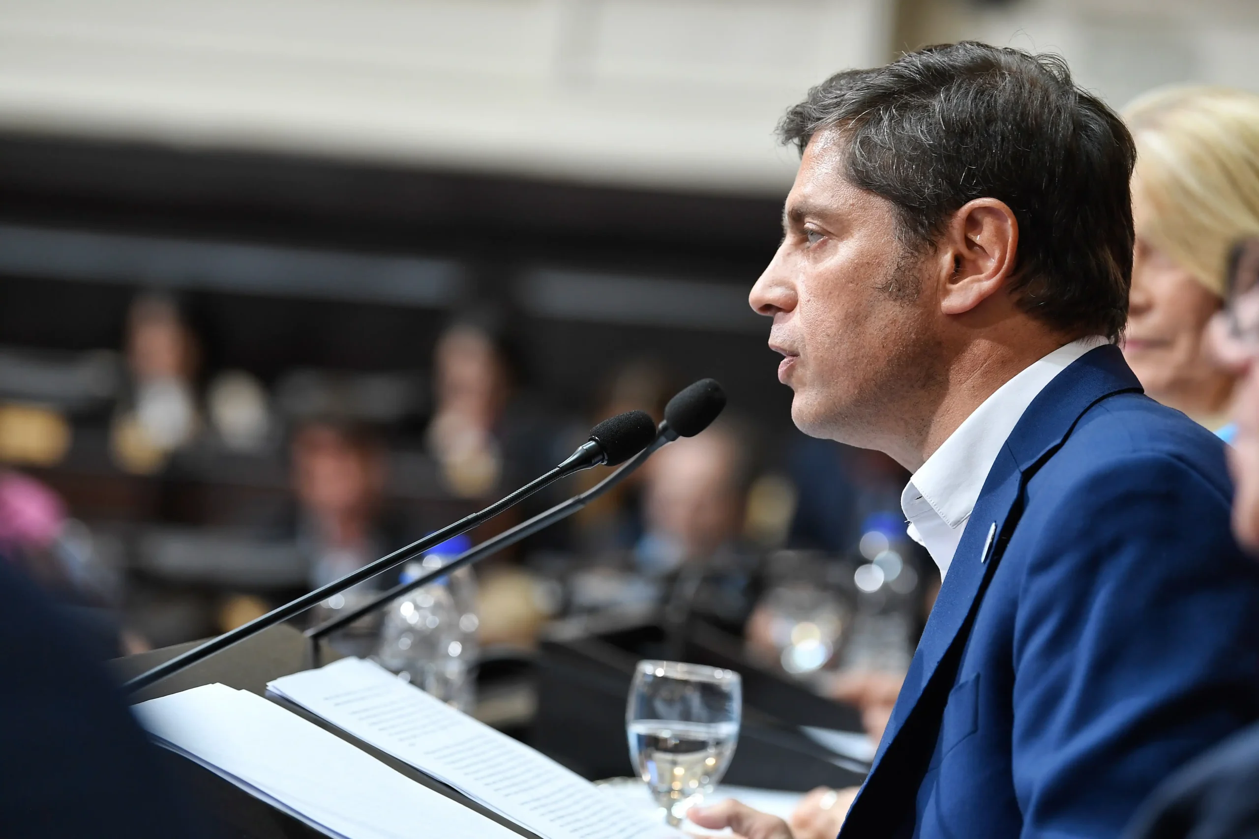Axel Kicillof en la apertura de Ordinarias de la Legislatura (Foto: Noticias Argentinas)