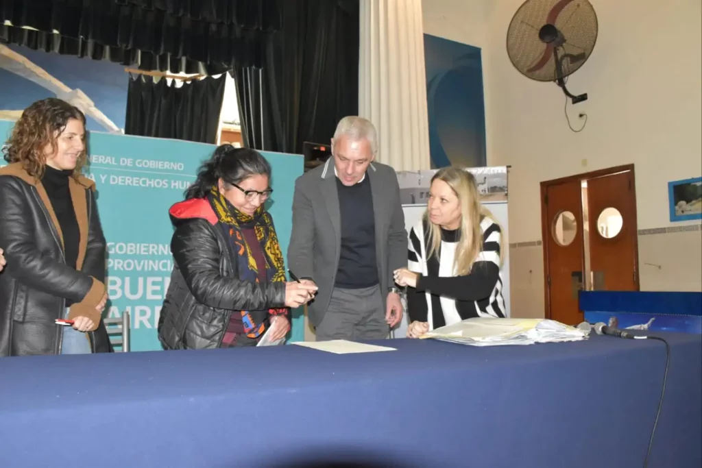 acto de firma de escrituras