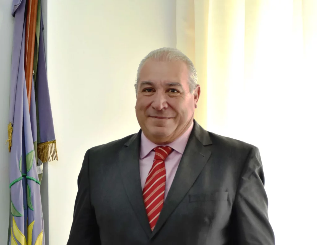 Guillermo Saucedo, presidente del Colegio de Martilleros