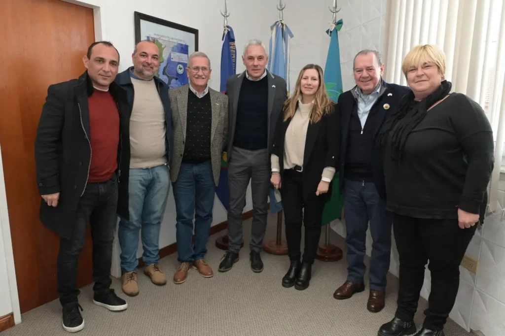 Visita de Mario Montoto, presidente de la Cámara de Comercio Argentino-Israelí