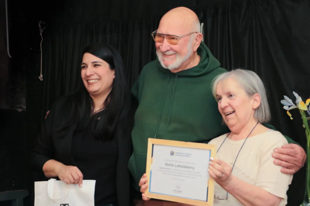 reconocimiento para Stella Loholaberry, de Sabores de Berisso