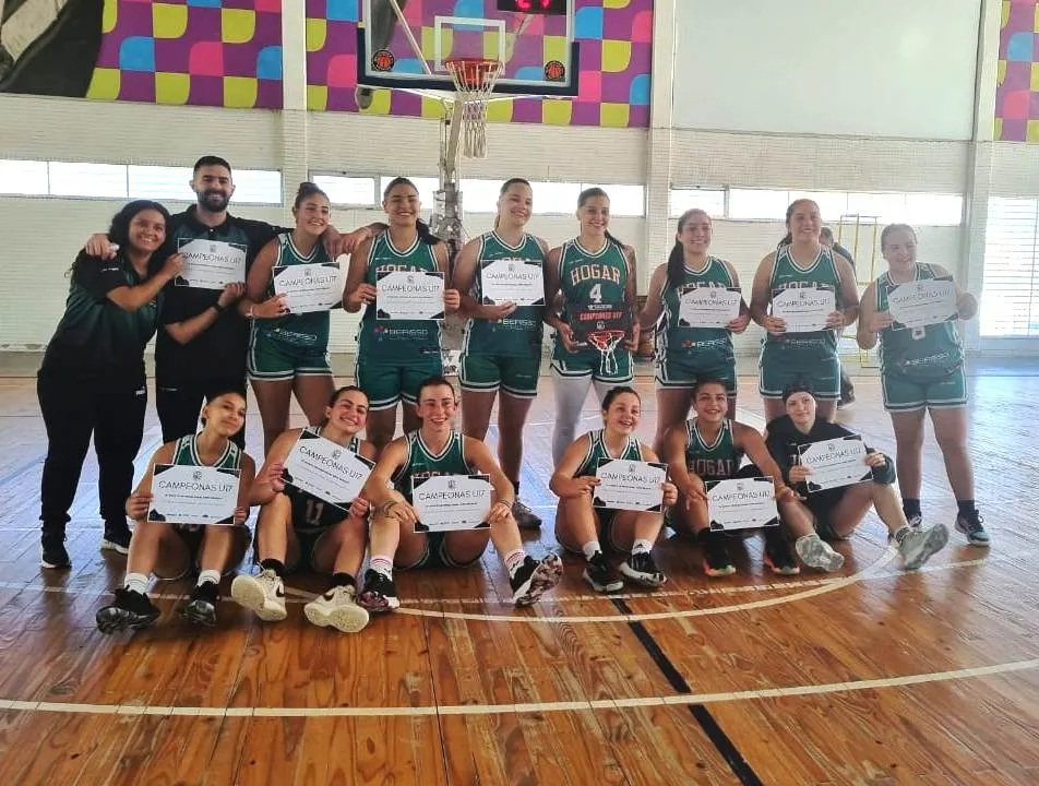 Hogar Social U17/19 femenino, campeonas en Open de Mar del Plata