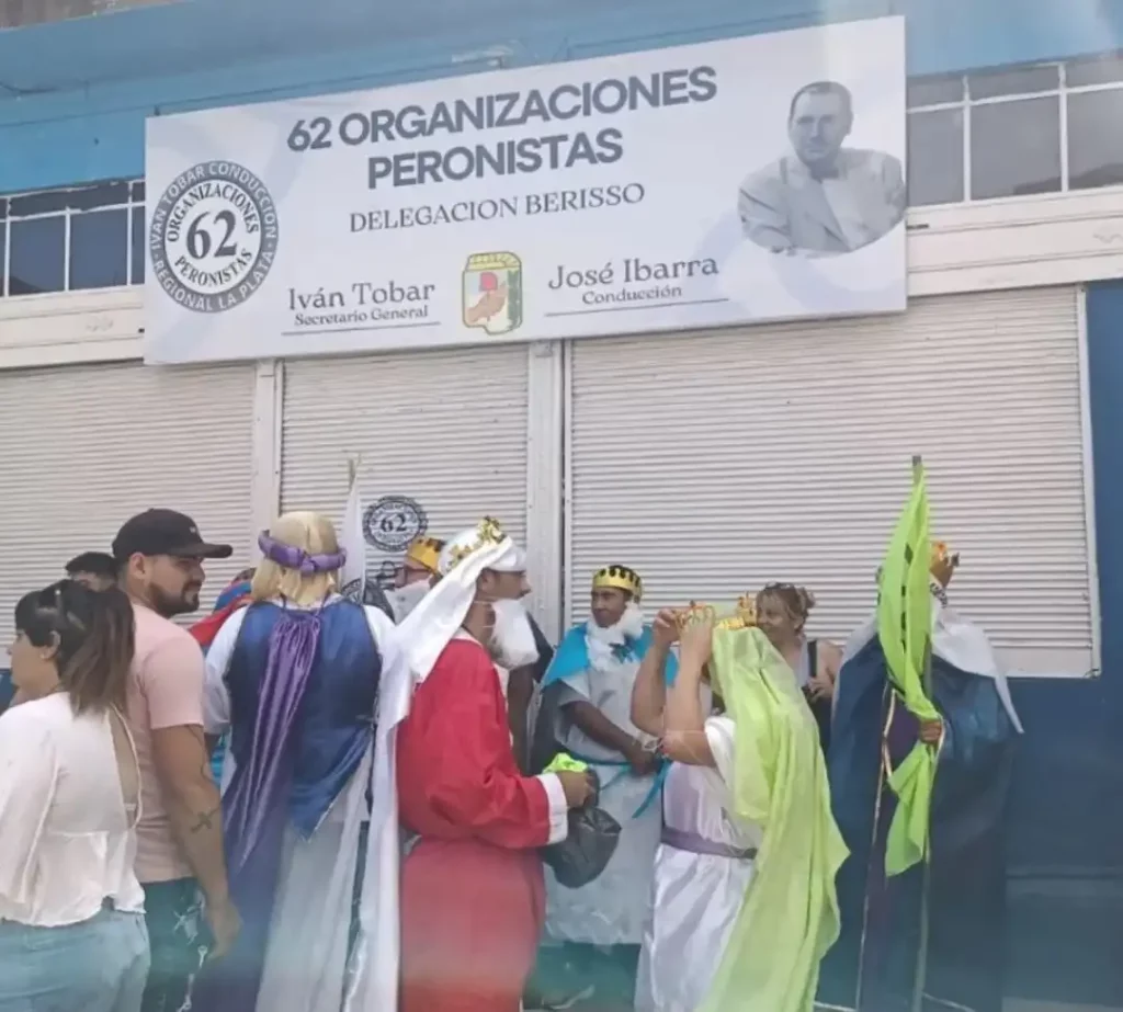 Reyes magos de la UOCRA de Iván Tobar