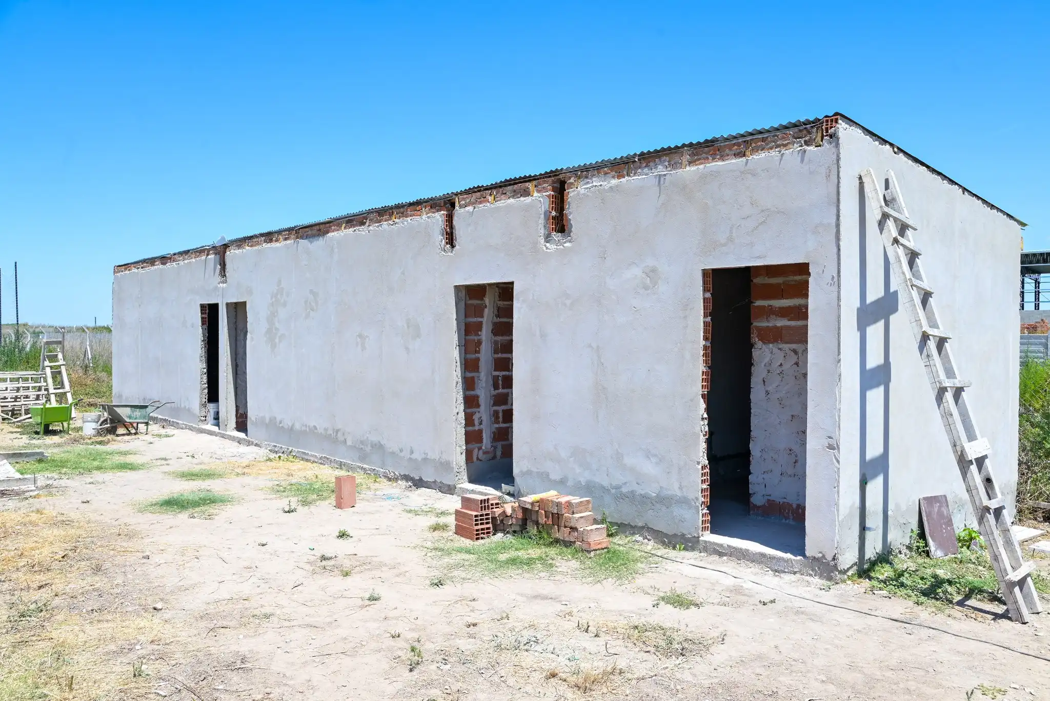 Espacio socio-deportivo en construcción