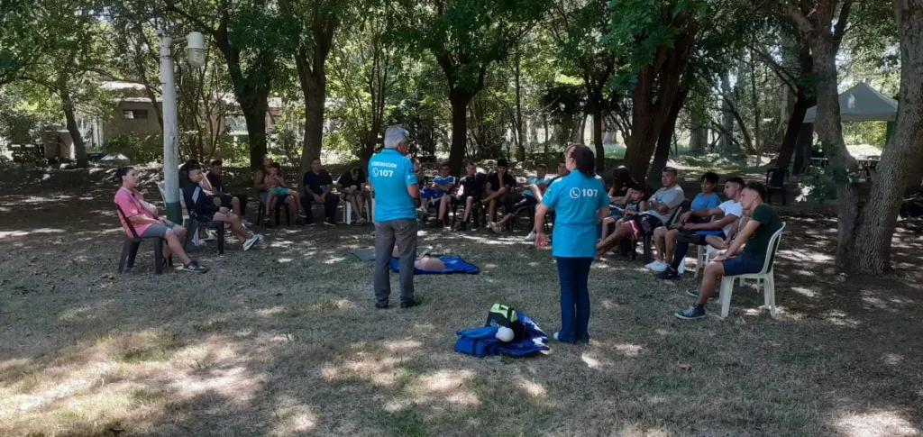 Campamento de la asociación Tomar Conciencia