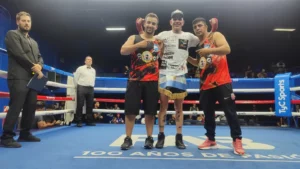 El debut de Jesús Reno en la Federación Argentina de Box