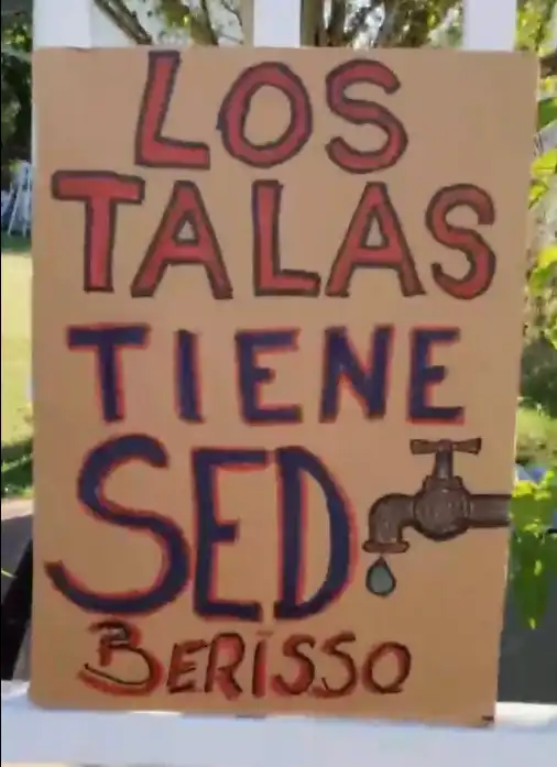 falta de agua en los talas