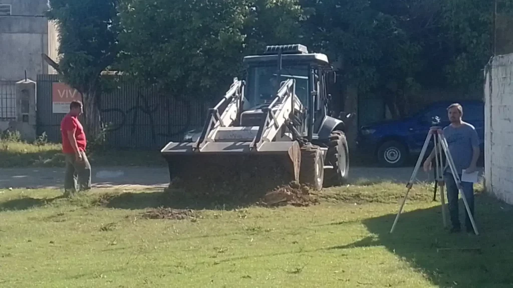 Construcción de polideportivo en Villa Progreso